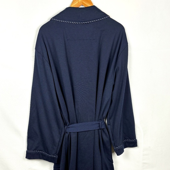 Ted Baker London Men Long Sleeve Shawl Collar Robe Sz L/XL Pockets Belted Lounge - Picture 4 of 13